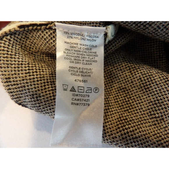 Ann Taylor Medium Cheetah Print Sweater Tee Medium Short Sleeve Big Cat Animal - Picture 3 of 8